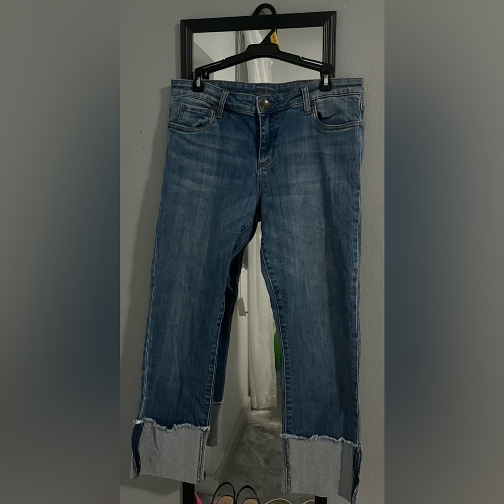 Kut from the Kloth Blue Cuffed Jeans